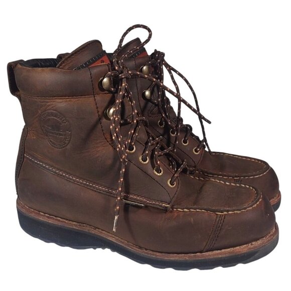 Red Wing Irish Setter Wingshooter 849 Brown Leather Waterproof Boots Size 9 D - Picture 1 of 8